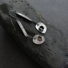 Dancing With Stars Silver Earrings