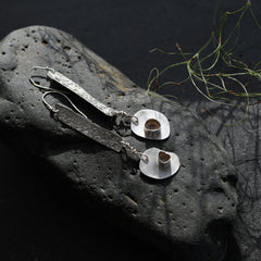 Wildside recycled Silver Earrings