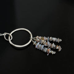 Opal Dreams Silver Necklace