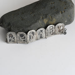 Doorways silver art Bracelet one of a kind 100% recycled silver