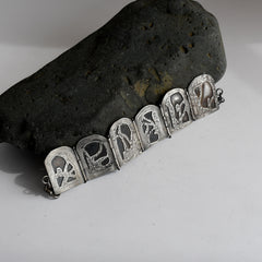 Doorways silver art Bracelet one of a kind 100% recycled silver