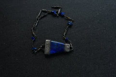 Dreams of Blue Lapis Lazuli Silver Necklace